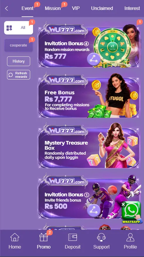 wu777 game features