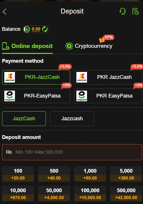 786 Bet Game Deposit
