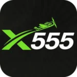 X555 Game logo for the latest mobile gaming app version